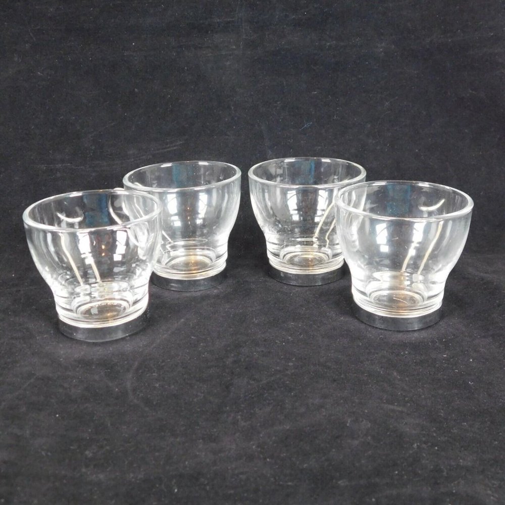 Bormioli Rocco Oslo Espresso Set of 4 Coffee Cups Fine Italian Tempered Glass